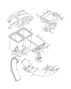 General Assembly #2 Diagram and Parts List for 19A70001 100 Cub Cadet Lawn Tractor